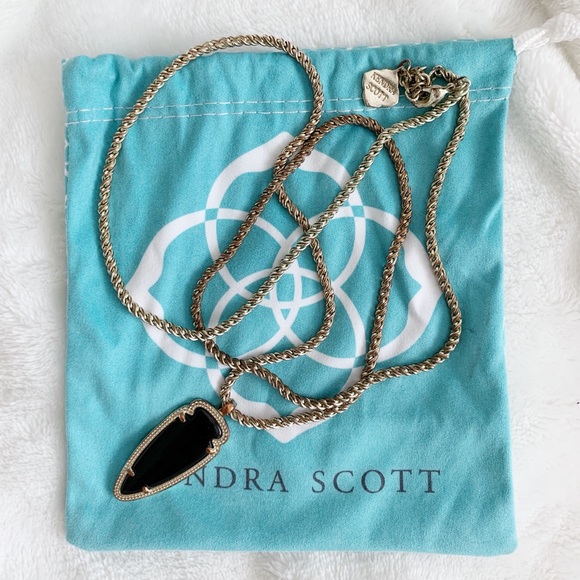 Kendra Scott Jewelry - Kendra Scott Sky Long Necklace in Black and Gold Kendra Scott Jewelry - Kendra Scott Sky Long Necklace in Black and Gold